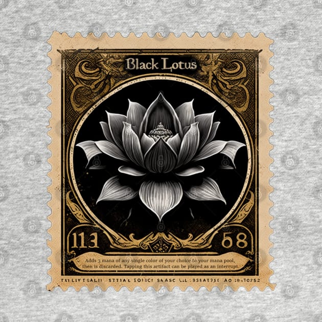 MTG - Black Lotus Stamp - Postage Stamp Series by SLMGames